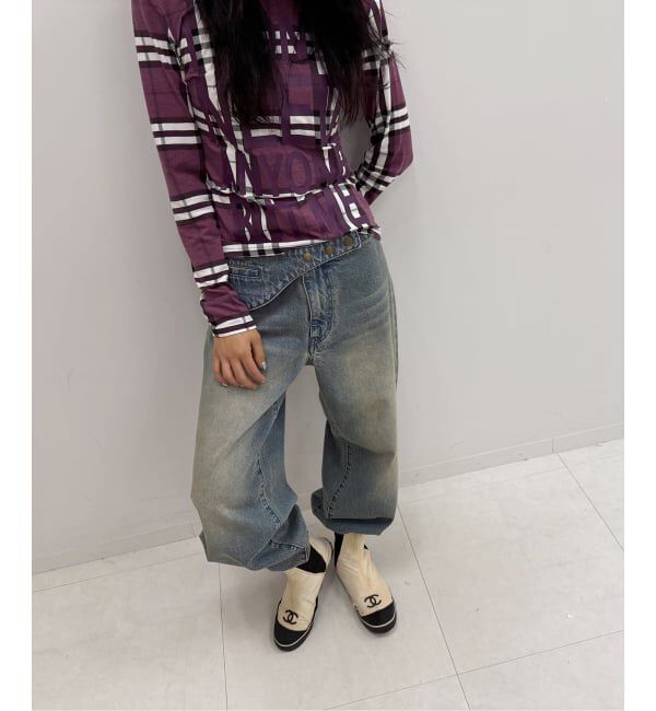 Oriens JOURNAL STANDARD「ベルトデザインデニムパンツ」|デニム|