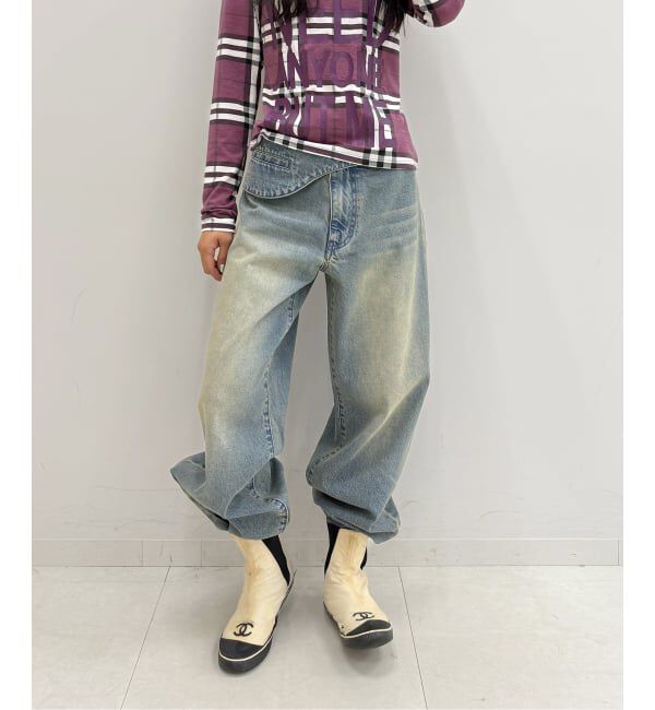 Oriens JOURNAL STANDARD「ベルトデザインデニムパンツ」|デニム|