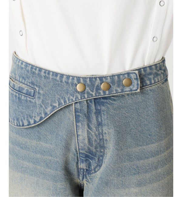 Oriens JOURNAL STANDARD「ベルトデザインデニムパンツ」|デニム|