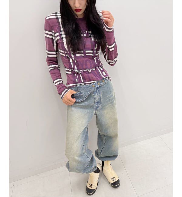 Oriens JOURNAL STANDARD「ベルトデザインデニムパンツ」|デニム|