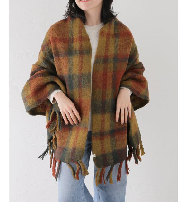 journal standard luxe「【SOIL】 WOOL CHECK BLANKET SCARF」|マフラー|