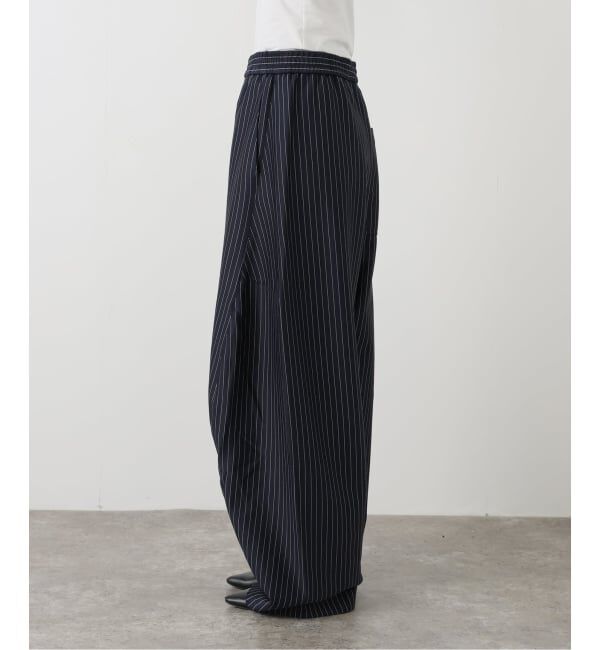 journal standard L'essage「【TIBI/ティビ】 PINSTRIPE ACTIVE KNIT WINSLOW PANT：パンツ」|スラックス|