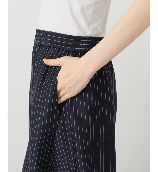 journal standard L'essage「【TIBI/ティビ】 PINSTRIPE ACTIVE KNIT WINSLOW PANT：パンツ」|スラックス|