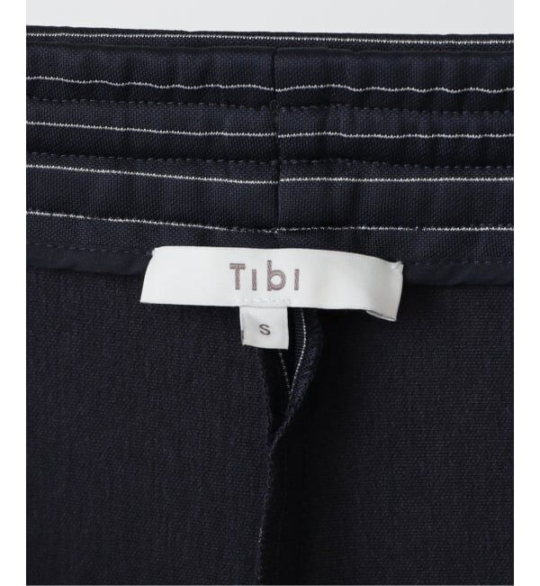 journal standard L'essage「【TIBI/ティビ】 PINSTRIPE ACTIVE KNIT WINSLOW PANT：パンツ」|スラックス|