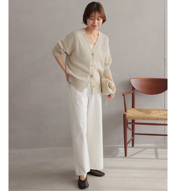 JOURNAL STANDARD relume「［26SS新作］テープヤーンニュアンスVカーディガン」|カーディガン|