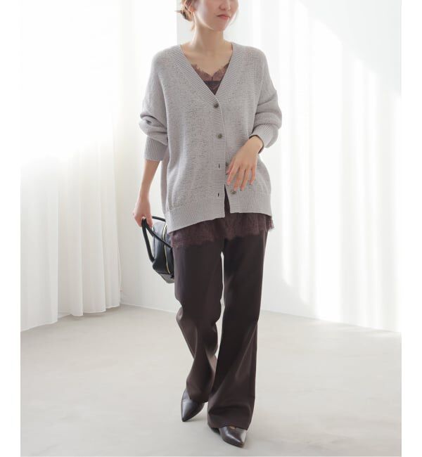 JOURNAL STANDARD relume「［26SS新作］テープヤーンニュアンスVカーディガン」|カーディガン|