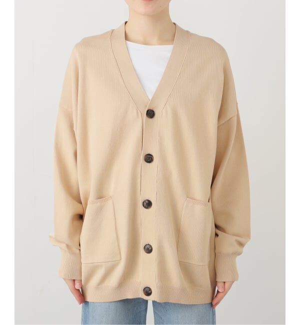 journal standard luxe「ハイツイストテンジク Vネックカーディガン」|カーディガン|