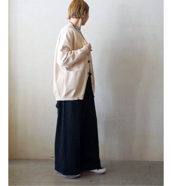 journal standard luxe「ハイツイストテンジク Vネックカーディガン」|カーディガン|