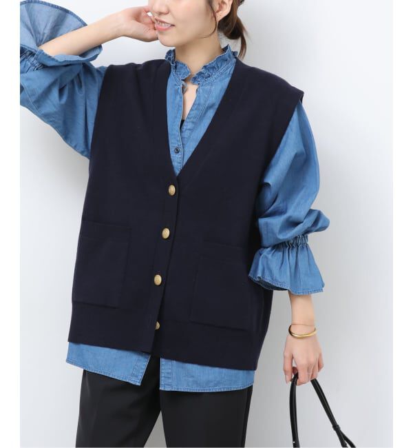 JOURNAL STANDARD relume「コットンカシミヤミックスダブルニットベスト」|ベスト・ジレ|