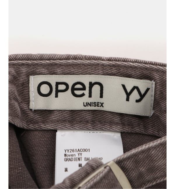 Oriens JOURNAL STANDARD「【OPEN YY / オープンワイワイ】Woven YY GRADIENT BALL CAP」|キャップ・キャスケット|