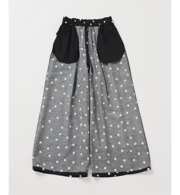 JOURNAL STANDARD relume「ランダムドットギャザーワイドパンツ」|その他|
