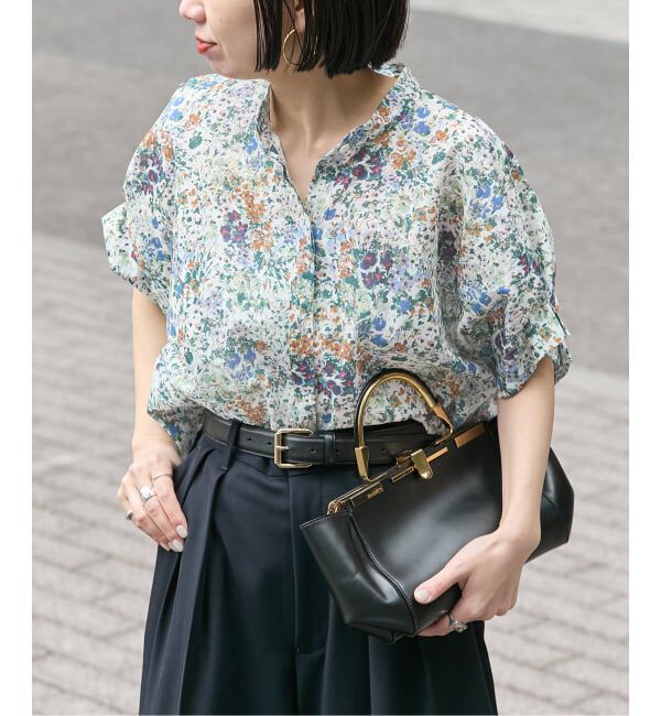 journal standard L'essage「《WEB限定カラーあり》DEVEAUX/ドットタックスリーブシャツ」|シャツ・ブラウス|