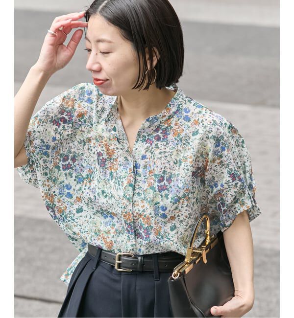 journal standard L'essage「《WEB限定カラーあり》DEVEAUX/ドットタックスリーブシャツ」|シャツ・ブラウス|