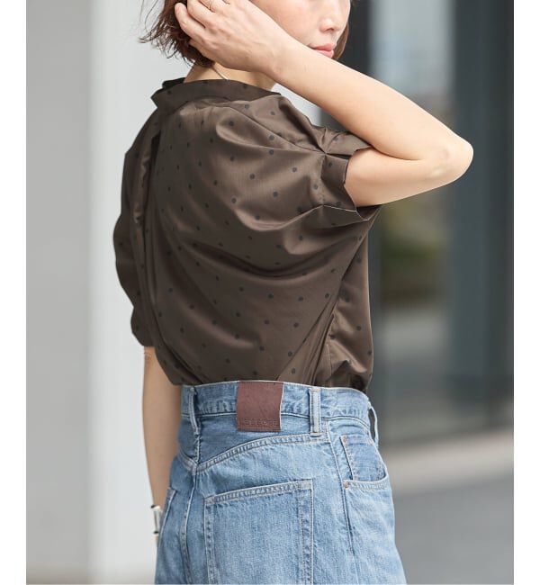 journal standard L'essage「《WEB限定カラーあり》DEVEAUX/ドットタックスリーブシャツ」|シャツ・ブラウス|