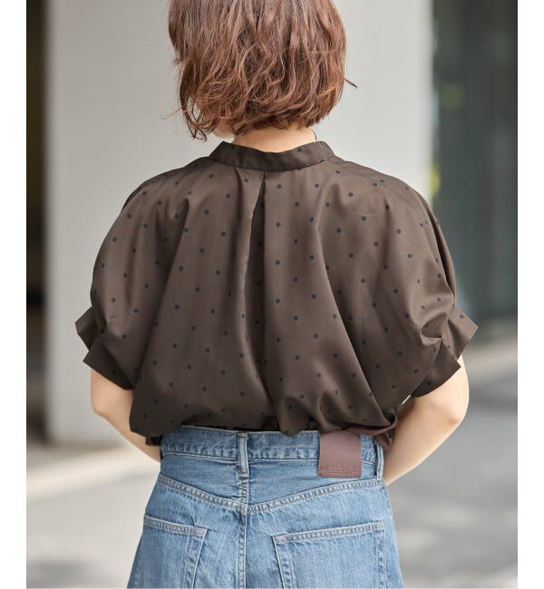 journal standard L'essage「《WEB限定カラーあり》DEVEAUX/ドットタックスリーブシャツ」|シャツ・ブラウス|