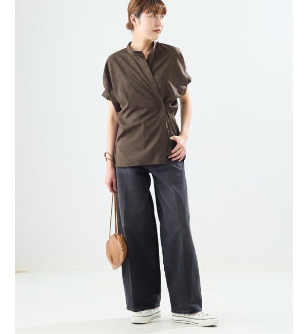 journal standard L'essage「《WEB限定カラーあり》DEVEAUX/ドットタックスリーブシャツ」|シャツ・ブラウス|