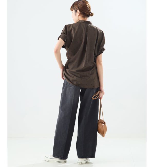 journal standard L'essage「《WEB限定カラーあり》DEVEAUX/ドットタックスリーブシャツ」|シャツ・ブラウス|