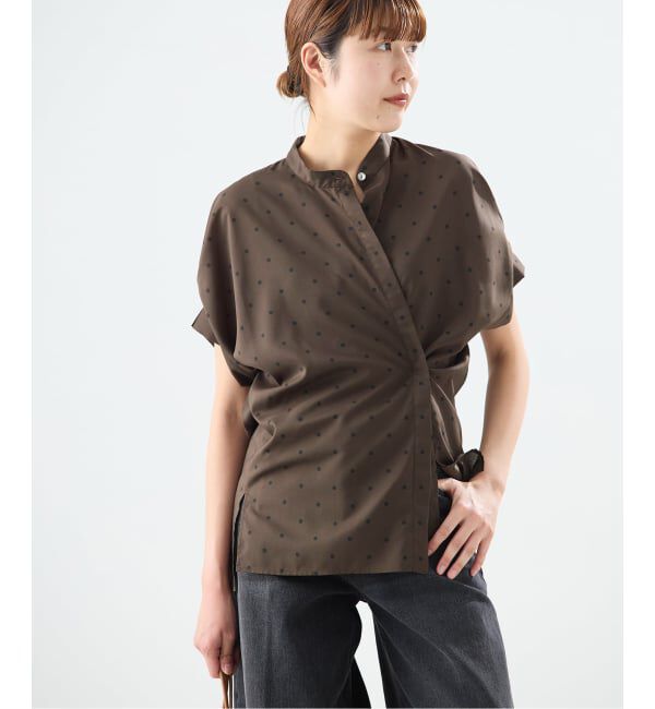 journal standard L'essage「《WEB限定カラーあり》DEVEAUX/ドットタックスリーブシャツ」|シャツ・ブラウス|