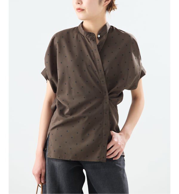 journal standard L'essage「《WEB限定カラーあり》DEVEAUX/ドットタックスリーブシャツ」|シャツ・ブラウス|