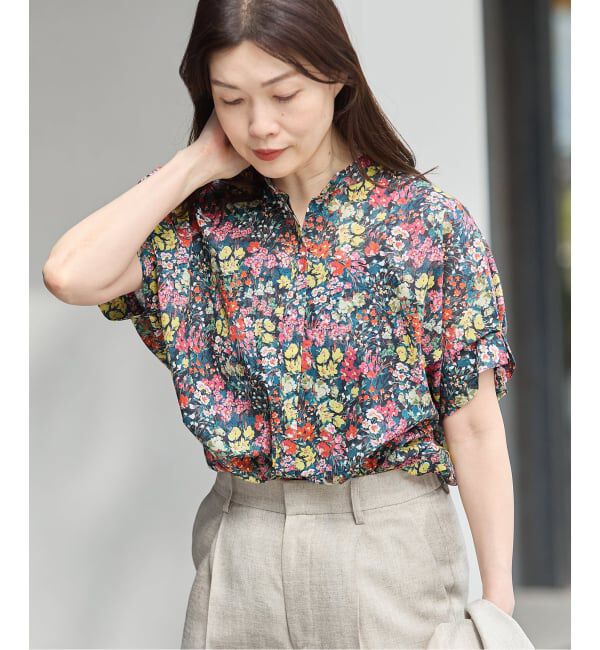 journal standard L'essage「《WEB限定カラーあり》DEVEAUX/ドットタックスリーブシャツ」|シャツ・ブラウス|