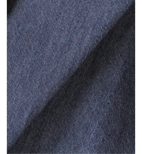 JOURNAL STANDARD relume「《WEB限定追加予約4》スタンドネックデニムフリルブラウス」|シャツ・ブラウス|