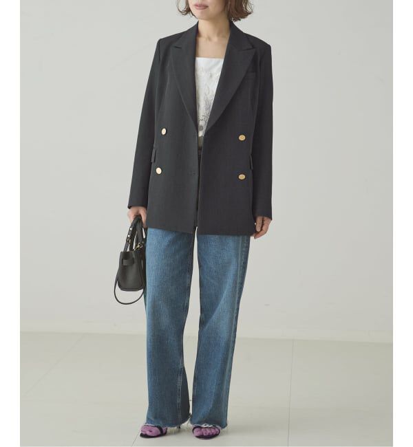 journal standard L'essage「《追加6/セットアップ可》ヴィスポリギャバブレザージャケット」|テーラードジャケット|