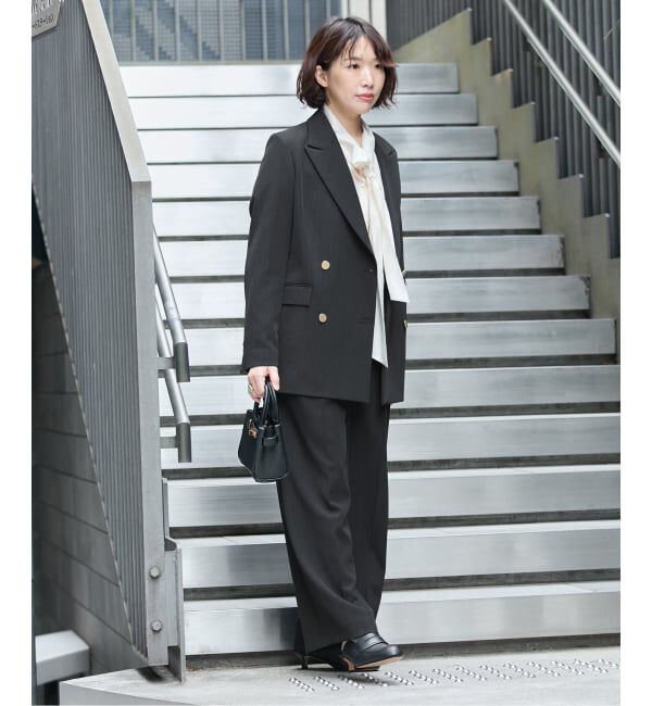 journal standard L'essage「《追加6/セットアップ可》ヴィスポリギャバブレザージャケット」|テーラードジャケット|