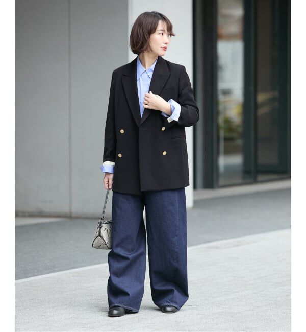 journal standard L'essage「《追加6/セットアップ可》ヴィスポリギャバブレザージャケット」|テーラードジャケット|