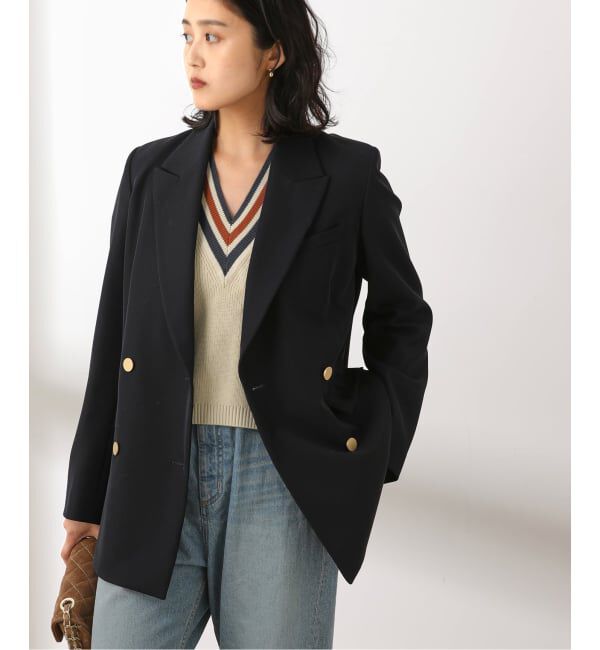 journal standard L'essage「《追加6/セットアップ可》ヴィスポリギャバブレザージャケット」|テーラードジャケット|