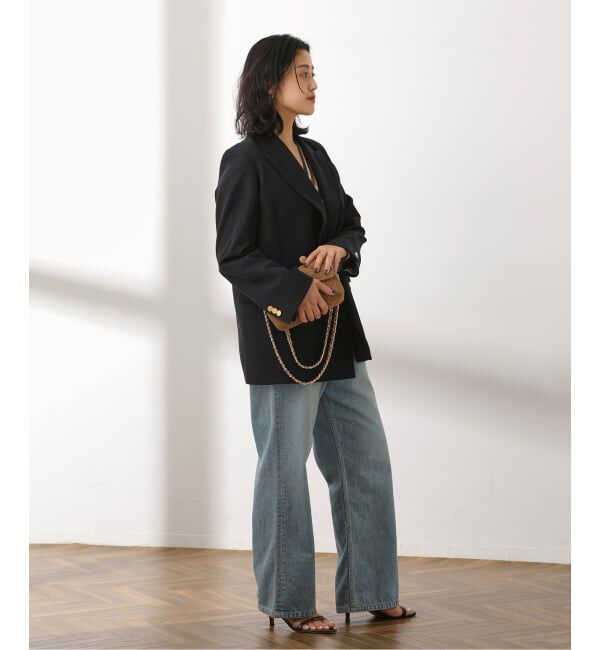 journal standard L'essage「《追加6/セットアップ可》ヴィスポリギャバブレザージャケット」|テーラードジャケット|