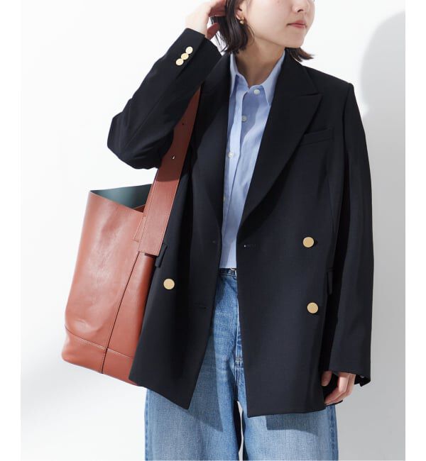 journal standard L'essage「《追加6/セットアップ可》ヴィスポリギャバブレザージャケット」|テーラードジャケット|