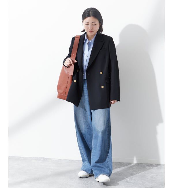 journal standard L'essage「《追加6/セットアップ可》ヴィスポリギャバブレザージャケット」|テーラードジャケット|