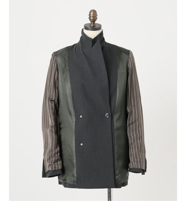 journal standard L'essage「《追加6/セットアップ可》ヴィスポリギャバブレザージャケット」|テーラードジャケット|