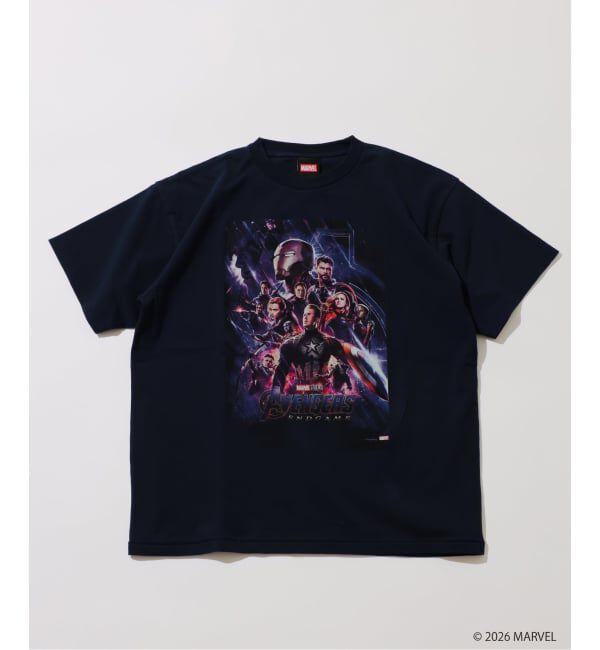 JOURNAL STANDARD relume「MARVEL / マーベル 別注 プリントTシャツ」|Tシャツ・カットソー|ネイビー