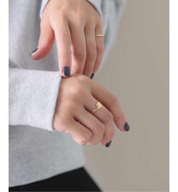 Lilas by Spick&Span「インダイオーバルリング K18」|リング|