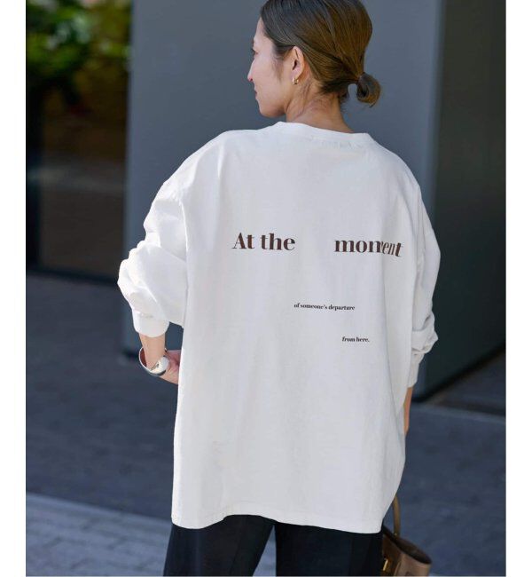 FRAMeWORK「≪追加≫【haru&times;FRAMeWORK】ロゴロンT2」|Tシャツ・カットソー|