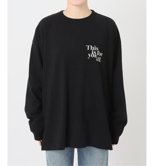 FRAMeWORK「≪追加≫【haru&times;FRAMeWORK】ロゴロンT2」|Tシャツ・カットソー|