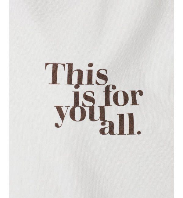 FRAMeWORK「≪追加≫【haru&times;FRAMeWORK】ロゴロンT2」|Tシャツ・カットソー|