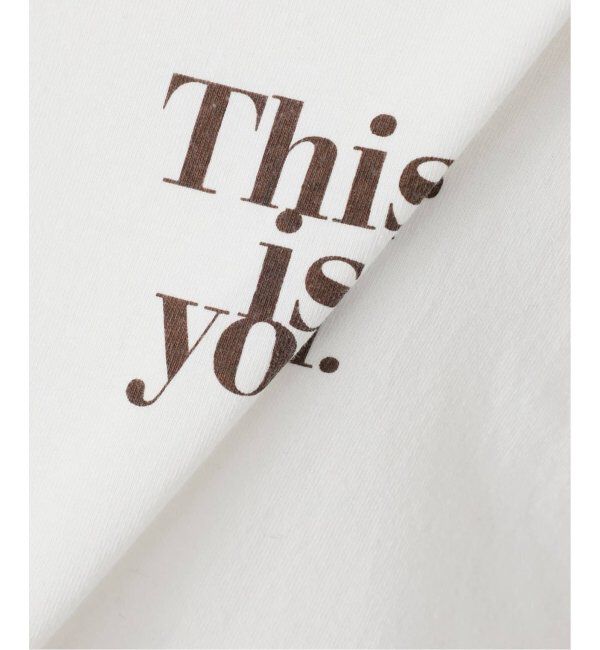 FRAMeWORK「≪追加≫【haru&times;FRAMeWORK】ロゴロンT2」|Tシャツ・カットソー|