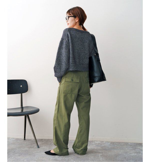 Spick and Span「《追加2》ルーズベイカーパンツ」|カーゴ|