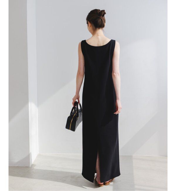 NOBLE「《追加》【洗える】ニットライクジョーゼット2wayワンピース」|ワンピース|