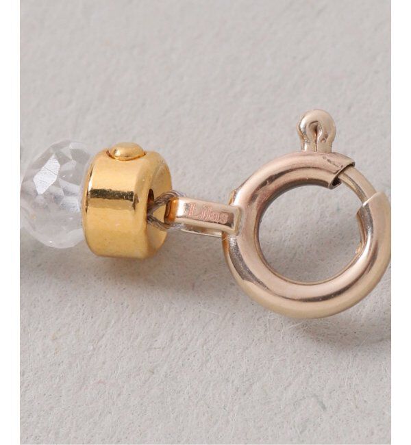 Lilas by Spick&Span「トパーズビーズチェーンモチーフブレスレット K10」|ブレスレット・バングル|