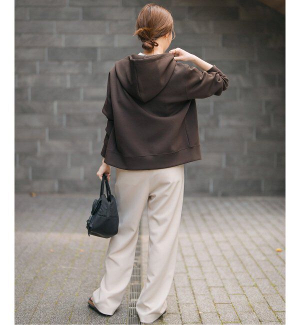 Spick and Span「《追加》ストレッチジップフードパーカー」|パーカー|