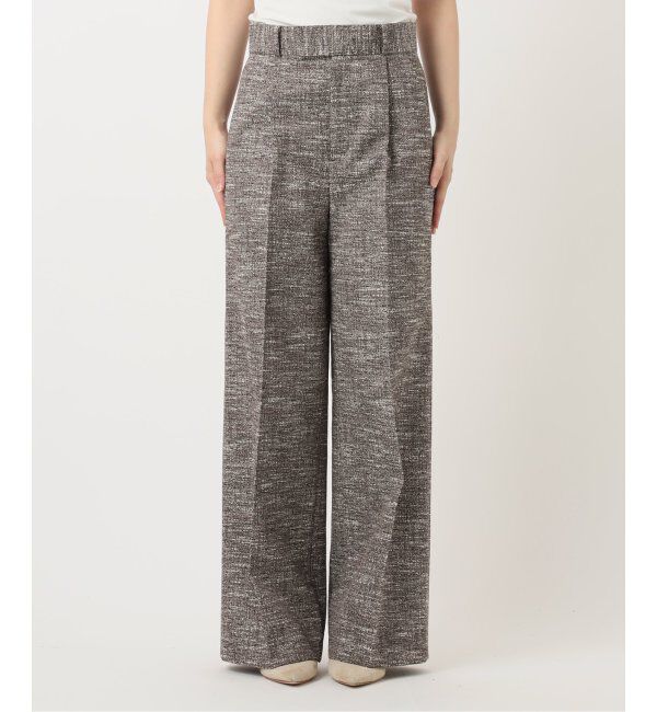 NOBLE「ライトツイードスラックスパンツ」|スラックス|