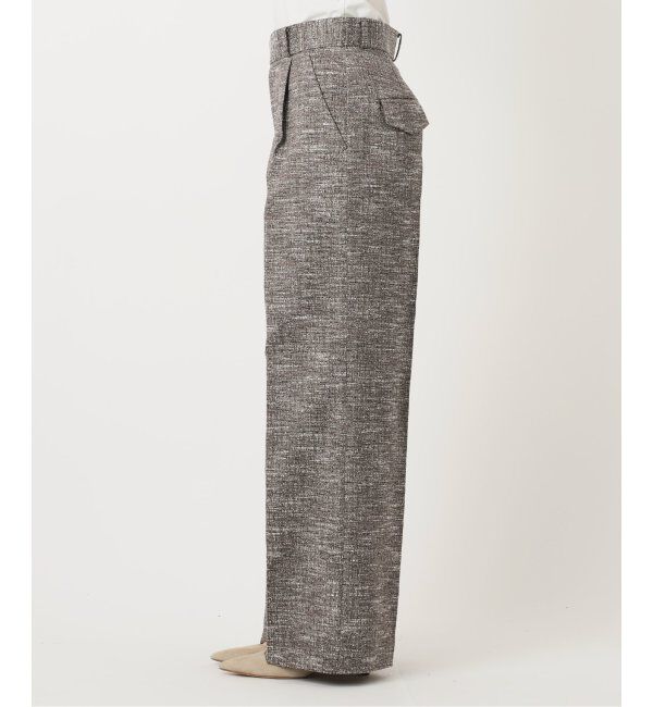 NOBLE「ライトツイードスラックスパンツ」|スラックス|