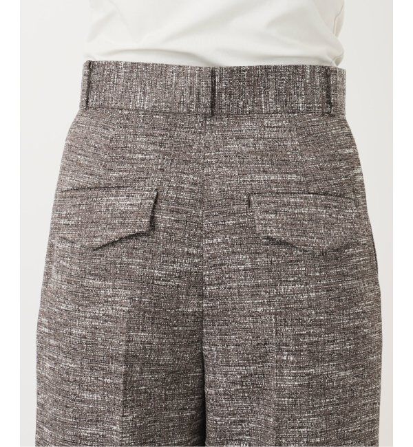 NOBLE「ライトツイードスラックスパンツ」|スラックス|