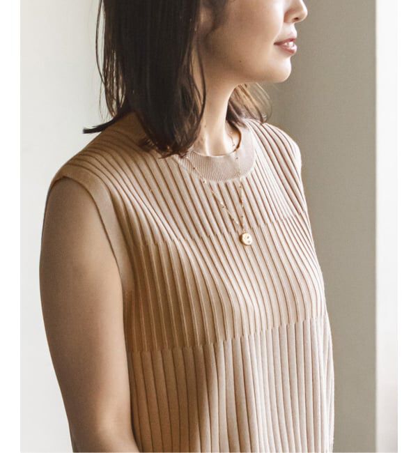 NOBLE「《WEB限定追加》【洗える】ランダムリブマーメイドニットワンピース2」|ワンピース|