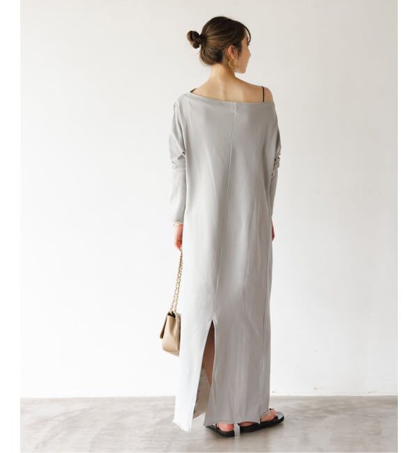 NOBLE「《NOBLE別注》GREYCHORD/グレーコード タックギャザーワンピース」|ワンピース|