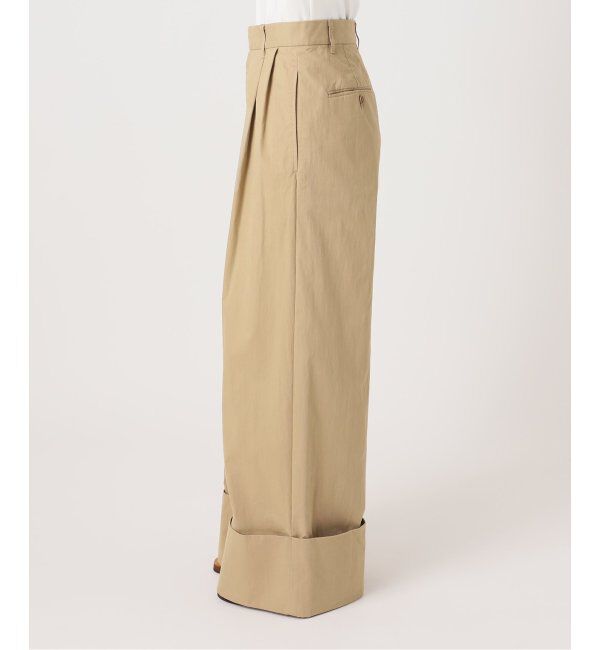 FRAMeWORK「エクストラワイドマッキンパンツ」|チノ|