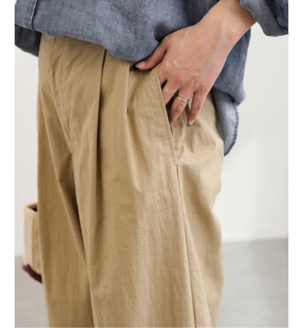 FRAMeWORK「エクストラワイドマッキンパンツ」|チノ|